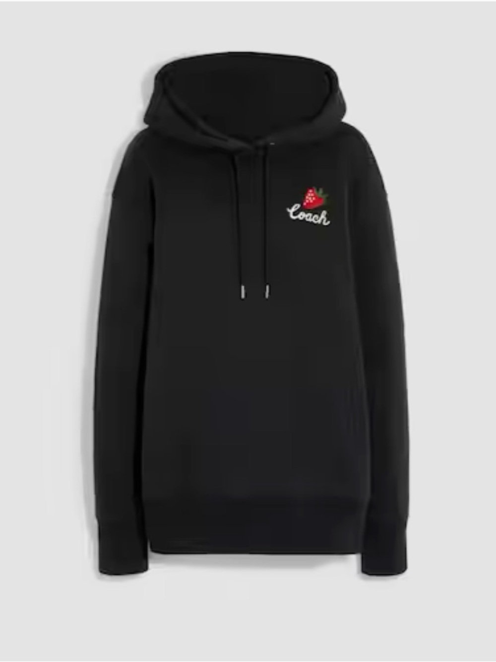 Coach Women's Black Oversized Signature Strawberry Hoodie (CG661) Sizes S (NWT)